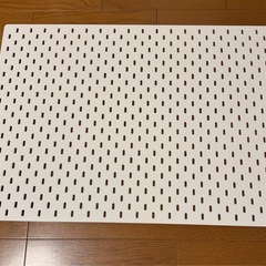 SKÅDIS スコーディス 有孔ボード, ホワイト, 76x56 cm