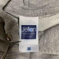 Jellan ヨコハマデザイン パーカー メンズM グレー ベースボールモチーフの画像
