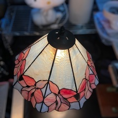 ステンドグラス 照明 ライト 高さ60cmの画像