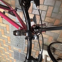 26インチピンク 自転車の画像