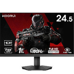 KOORUI ゲーミングモニター 24.5インチ 