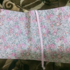 ブックカバー　アフタヌーンティー　花柄