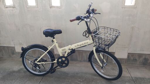 折りたたみ自転車　シマノ6段ギア付き