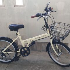 折りたたみ自転車 シマノ6段ギア付き