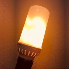 LED装飾ライト 揺らめく炎の電球(経口E26)の画像