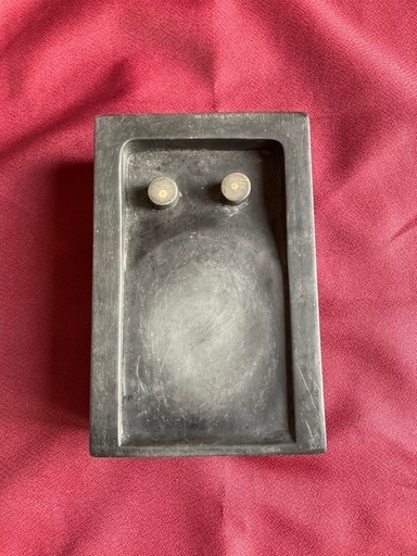 値下げ‼️超貴重硯 ‼️中国端渓‼️太史硯 (北斗七星) 眼柱11個鑑賞石