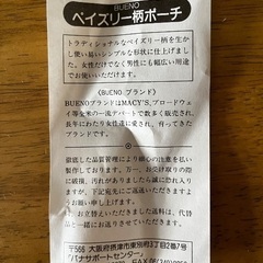 ブエノ：ペイズリー柄　ポーチの画像