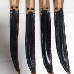 大工道具　革製 工具差し 腰差し　４ｺ