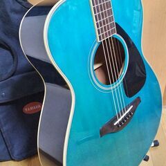 ❤️弦高調整済！「YAMAHA FS-820 ターコイズブルー」＋ケース！の画像