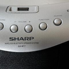 SHARP　ワイヤレススピーカーの画像