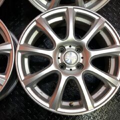 DUNLOP DUFACT デュファクト 社外ホイール 16インチ 4本 6J4HPCD100+42 ライズ ロッキー等　(VHJ425)の画像