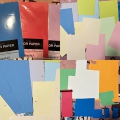 ノート、クリアファイル、ファイル、画用紙セットの画像