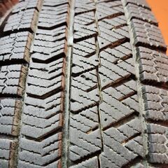 BS BRIDGESTONE BLIZZAK VRX2 155/70R13 13インチ スタッドレス 4本 バリ溝 ピクシスエポック ミライース バモス タウンボックス等(KTE294)の画像
