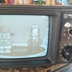 稼働品　National TR-809F B/W TVの画像