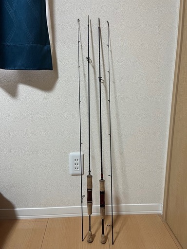 トラウトロッド
 シマノ カーディフAX S66SULとXT 66XUL