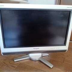 シャープ　AQUOS テレビ　動作問題なし