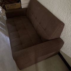 2人掛けソファ 縦620横1260奥730の画像