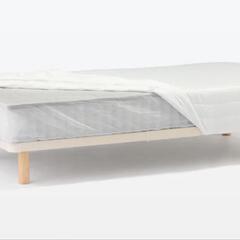 muji スモールシングルベッド　新品マットレスカバー付属