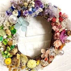 虹色のリース♡の画像