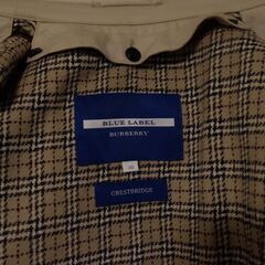 限定値下げ】BURBERRY BLUE LABEL トレンチコート 38 クレスト