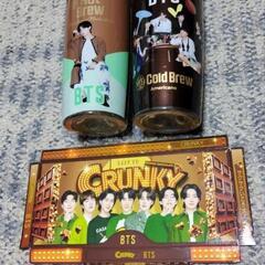BTS　クランキーチョコの箱　コーヒー　空き　容器　２つ