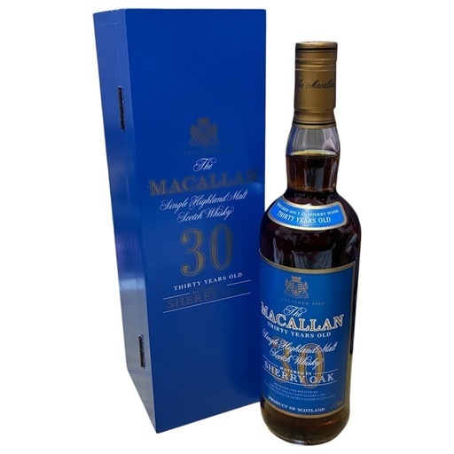 【未開栓/箱○】マッカラン30年 ブルーラベル700ml 43%
