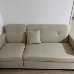 【美品】ニトリ３人掛けソファ