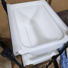 ☆最終値下げ☆引き出し付きワイヤーラックの画像