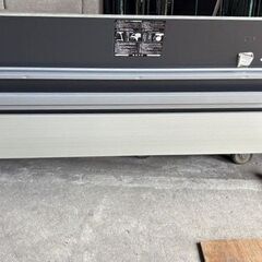 在庫8台有　スタックテーブル　1800×600　H700　キャスター脚　白色　引き取り：田川郡香春町の画像
