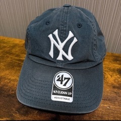 【※近々、処分予定】NY キャップ　ネイビー②
