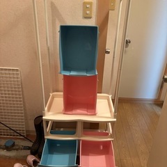 6月末まで掲載キッズチェストハンガーピンクブルー