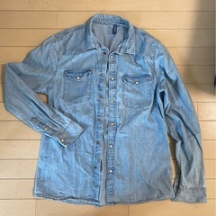 H&M メンズデニムシャツ