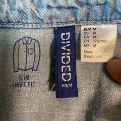 H&M メンズデニムシャツの画像