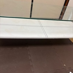 6月末まで掲載ガラス製テレビ台ロング