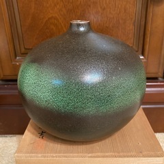 たち吉花瓶　清水焼　ひすい　花生　和風