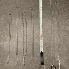 メンズ　ネックレス　セット　シルバー