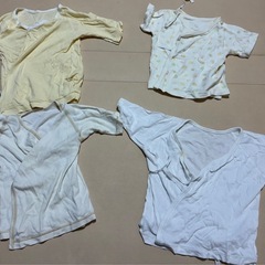 短肌着ベビー 赤ちゃん肌着 新生児 50-60cmの画像