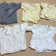 短肌着ベビー 赤ちゃん肌着 新生児 50-60cmの画像