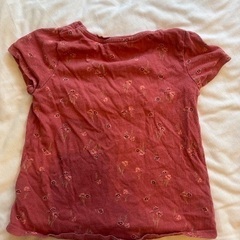 花柄Tシャツ、チュールブルマ　100の画像