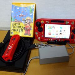 ■Wii U セット マリオメーカー コントローラー ケース付き...