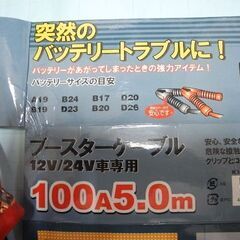 ブースターケーブル　１００Ａ　５ｍ　の画像