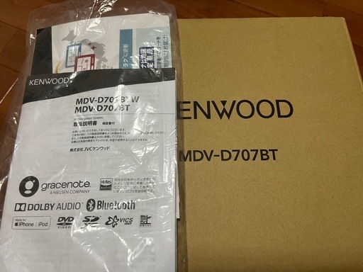 カーナビ、テレビ KENWOOD MDV-D707BT