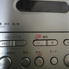 名取市or南相馬市　CFD-E501　CD　カセット　ラジオ　ラジカセ　ジャンクの画像