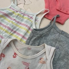 【70cm】 ロンパース 肌着 夏物 女の子 まとめ売りの画像