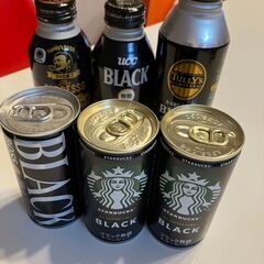 缶コーヒーブラック各種 6本セット