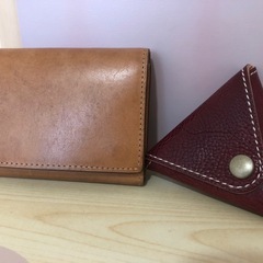 レザー財布2点本革