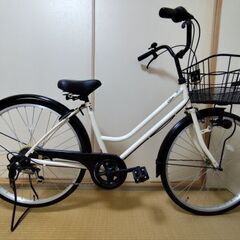 [取引中]サイクルベースあさひ シティサイクル Cream Ci...