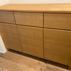 廃盤品｜MUJI 無印良品　タモ材キャビネット　