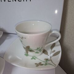未使用5種5色GIVENCHY ジバンシー コーヒーカップ&ソーサー 5客セットの画像