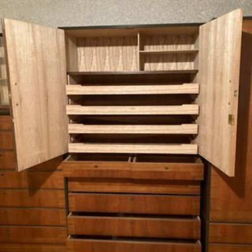 昭和レトロ 洋服ダンス 引き出し 桐 たんす 和服たんす 婚礼家具